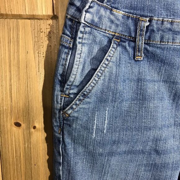 Gap Kids Factory Girls Denim Jeansn Overalls Size  14 - Picture 7 of 16